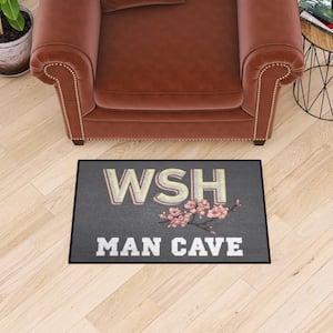 Washington Nationals Man Cave Starter Mat Accent Rug - 19in. x 30in.