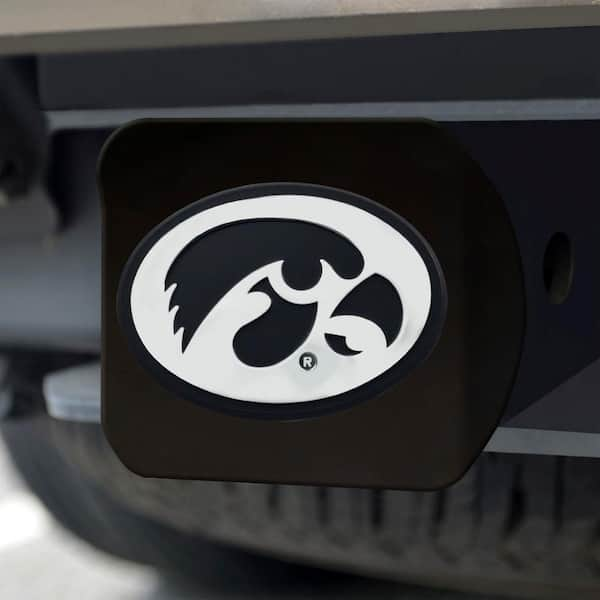 FANMATS NCAA University of Iowa Class III Black Hitch Cover with