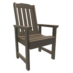 Springville Woodland Brown Plastic Dining Chair in Woodland Brown (Set of 1)