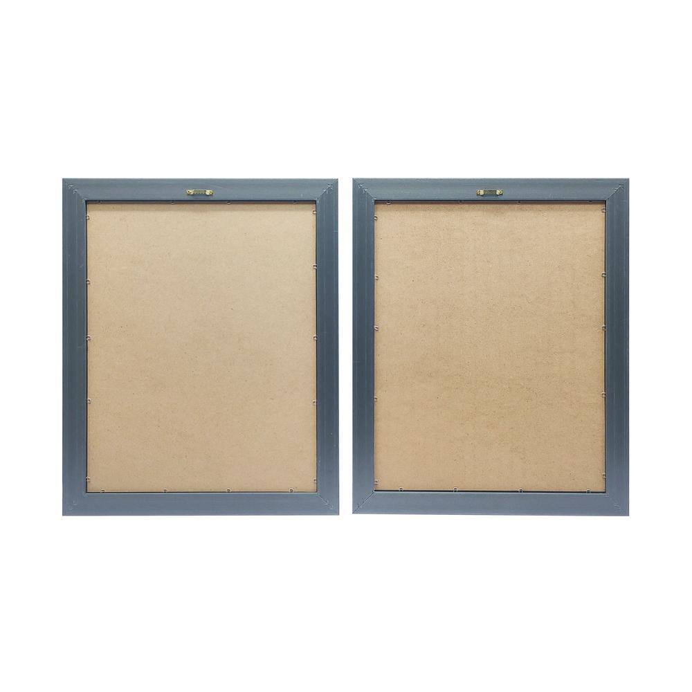 Colorful Abstract Framed Canvas Wall Art Set with Gold Frame