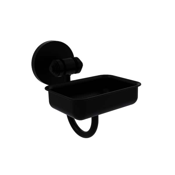 Allied Brass South Beach Wall Mounted Soap Dish in Matte Black