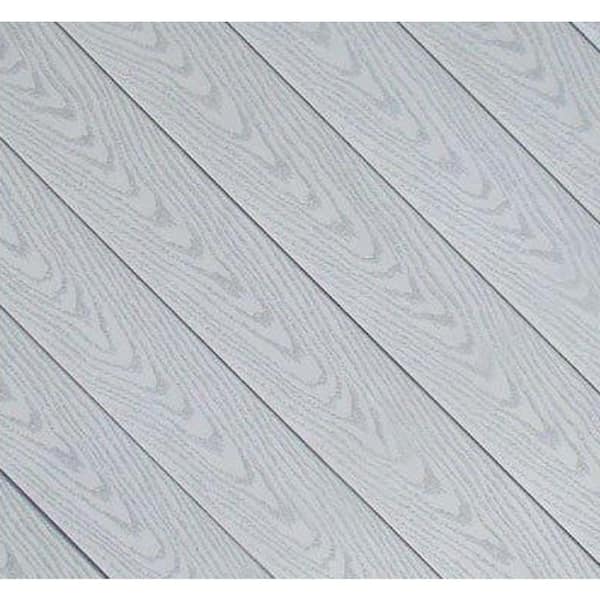 Veranda 1 in. x 5.25 in. x 12 ft. Straight Edge Capped Composite Decking Board in Gray