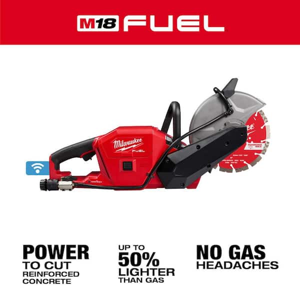 M18 FUEL ONE-KEY 18V Lithium-Ion Brushless Cordless 9 in. Cut Off Saw Kit with 100 ft. Bold Line Chalk Reel Kit