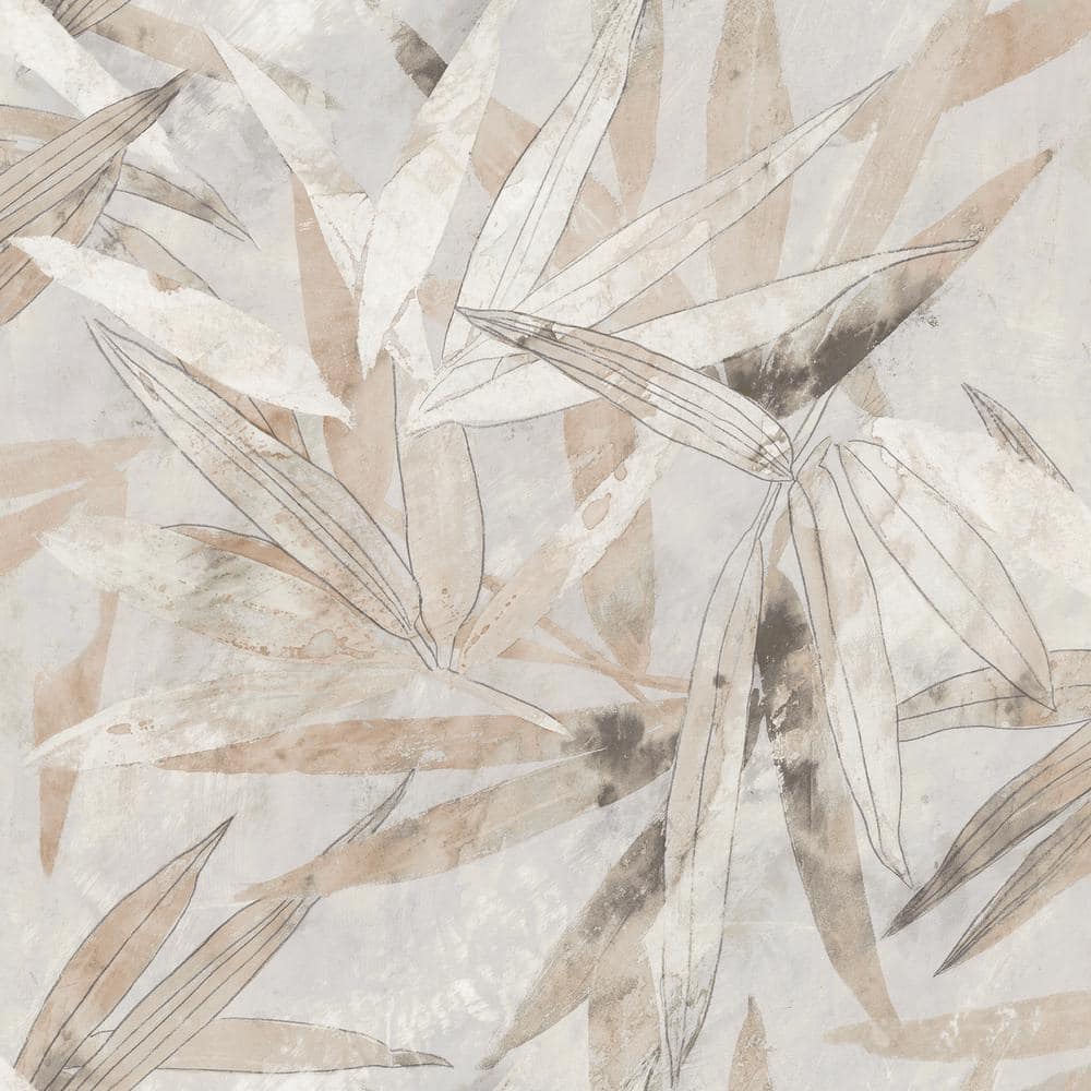 Neutral Grey Bali Bamboo Peel & Stick Wallpaper Sample price history on PriceWatchPro