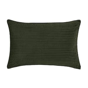 Toulhouse Straight Forest Polyester Lumbar Decorative Throw Pillow Cover 14 x 40 in.