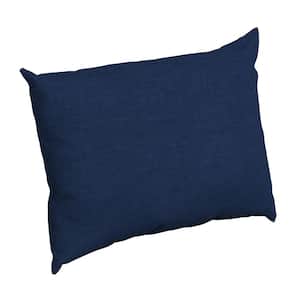 Sapphire Blue Leala Rectangle Outdoor Throw Pillow