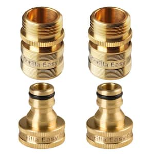 Universal Quick Connect Brass Fitting 710-0006 - The Home Depot