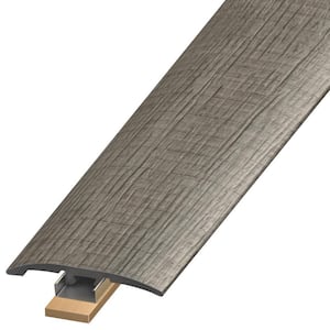 Polished Pro Smokey Stone 0.25 in. T x 2 in. W x 94 in. L 3-in-1 Transition Molding