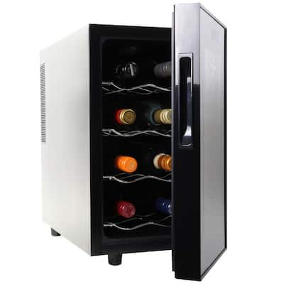 MegaChef Electric Wine Chiller with Digital Display in Black 985117413M -  The Home Depot