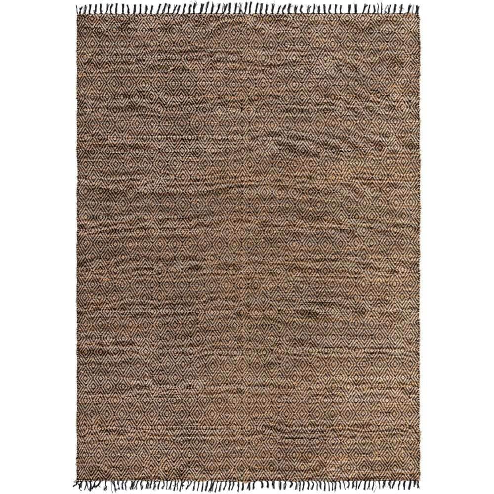 Chunky Jute Assam Black 10' 0 x 14' 1 Area Rug price history on PriceWatchPro