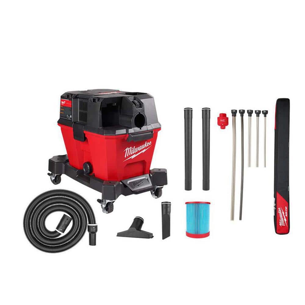 M18 FUEL 6 Gal. Cordless Wet/Dry Shop Vac W/Filter, Hose and AIR-TIP 1-1/4 in. - 2-1/2 in. Micro Hose Attachment price history on PriceWatchPro
