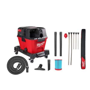 M18 FUEL 6 Gal. Cordless Wet/Dry Shop Vac W/Filter, Hose and AIR-TIP 1-1/4 in. - 2-1/2 in. Micro Hose Attachment