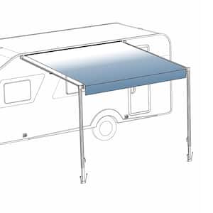 10 ft. RV Retractable Awning (96 in. Projection) in Blue Fade