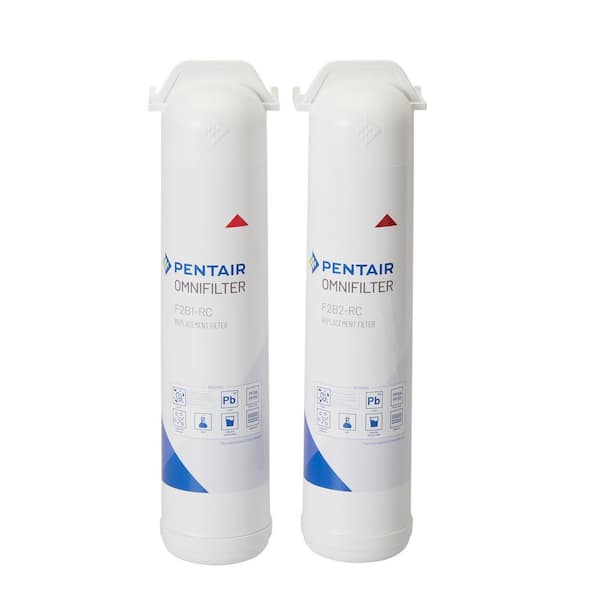 OmniFilter Undersink 2-Stage Quick Change Replacement Water Filter Cartridge