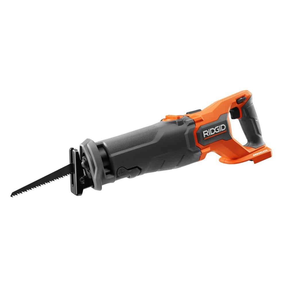 RIDGID 18V Brushless Cordless Reciprocating Saw (Tool Only) R8647B The  Home Depot