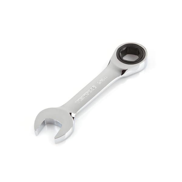 TEKTON 9/16 in. Stubby Ratcheting Combination Wrench