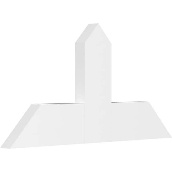 Ekena Millwork Portland 36 in. W x 18 in. H x 2 in. D Signature Polyurethane Bracket