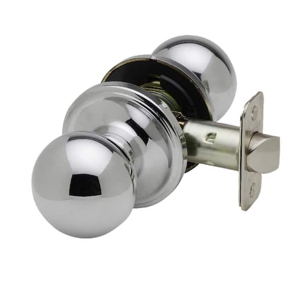 Copper Creek Ball Polished Stainless Passage Hall/Closet Door Knob BK2020PS  - The Home Depot