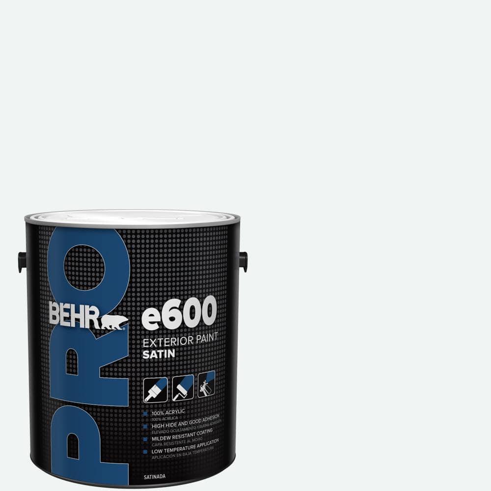 BEHR PRO 1 gal. BLW09 Bakery Box Satin Exterior Paint PR64001 The
