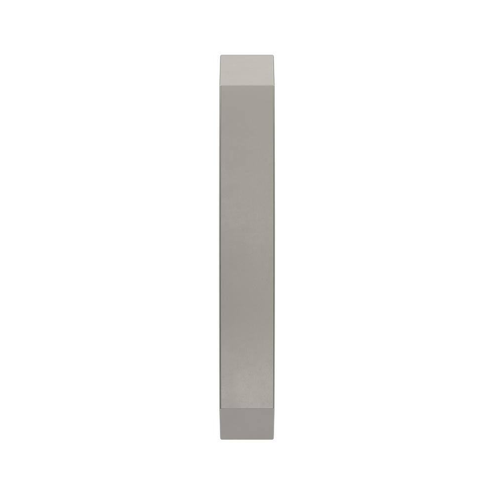 Brushed Nickel Modern Cabinet and Drawer Pull with Mounting Hardware