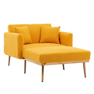 Yellow chaise discount