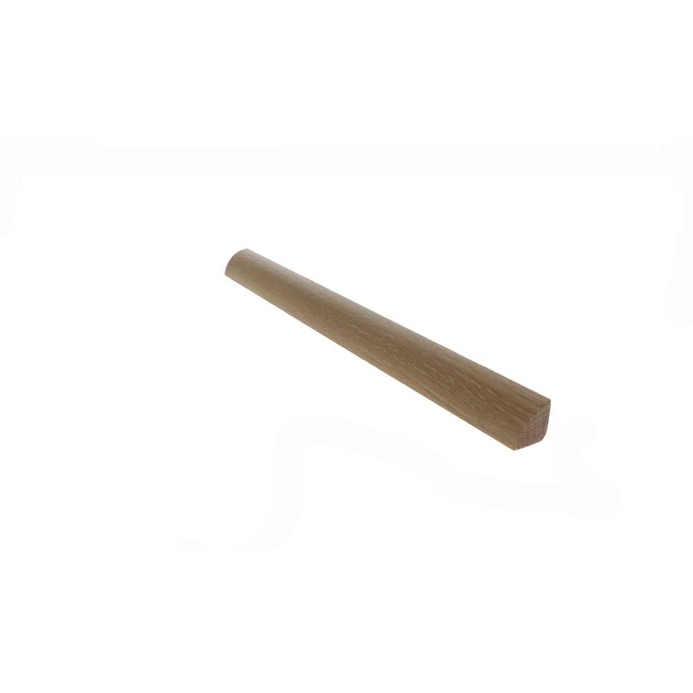 Quarter Round Oak Bunbury 0.275 in. T x 0. 75 in. W x 78 in. L Solid Matte Hardwood Trim price history on PriceWatchPro