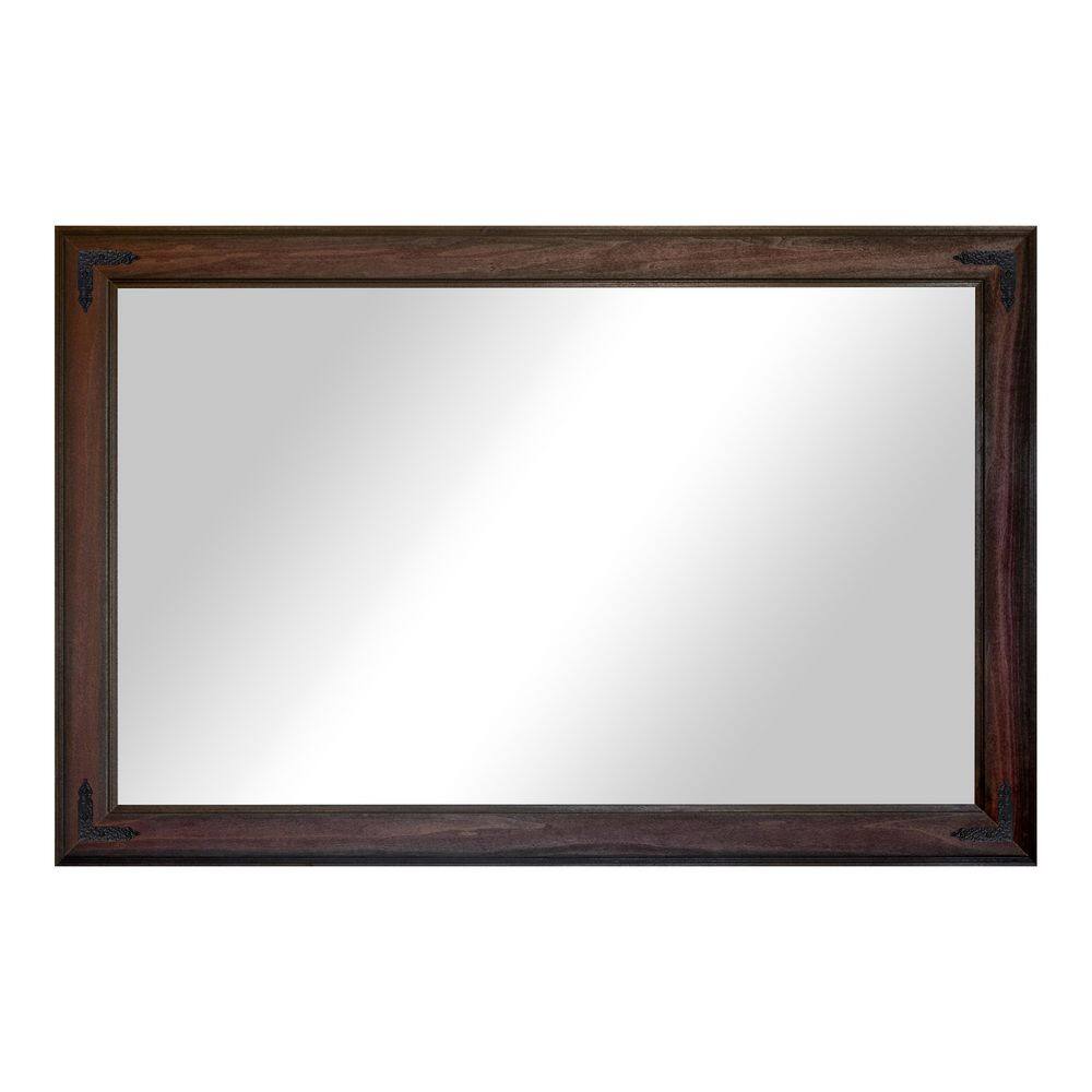 Rayne Heritage (33in W x 48in H) Black Cherry Hardwood Poplar Mirror with Decorative Bracket price history on PriceWatchPro