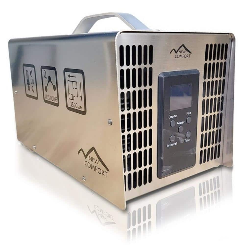 Commercial Ozone Generator and Air Purifier Stainless Steel 9000 to 12000 mg/hr, Stainles Steel - NEW COMFORT ss12000