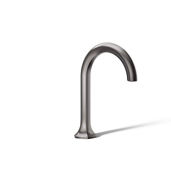 KOHLER Occasion Bathroom Sink Faucet Spout With Cane Design 1.2 GPM in Vibrant Titanium