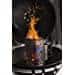 Silver Stainless Steel Charcoal Starter Chimney with Stay-Cool Handle