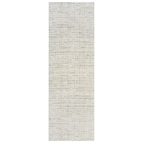 Sydney Vania Cream 2 ft. x 6 ft. Polka Dot Indoor Runner Rug