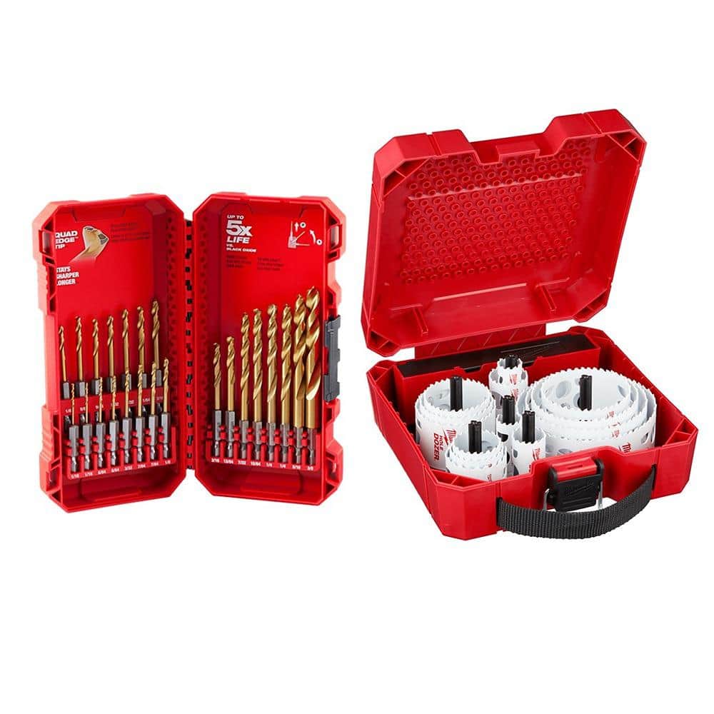 ピオニー セット Milwaukee Hole Dozer General Purpose Bi-Metal Hole Saw Set and