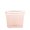 Zip Top 4 oz. Peach Reusable Silicone Snack Bag Zippered Storage Container  Z-BAGK-07 - The Home Depot