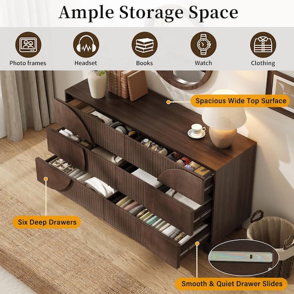 dresser for clothing deep TUHOME Kaia 3 Drawers Dresser, Superior Top, Light Gray, CLZ6591 this dresser blends minimalist style with rustic warmth dresser for clothing Shop 7