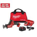 M18 FUEL 18V Lithium-Ion Brushless Cordless HACKZALL Reciprocating Saw Kit W/(1) 5.0Ah Batteries, Charger & Tool Bag