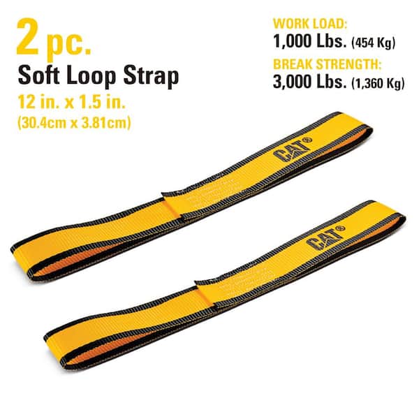 4-Pack 1-1/2 Soft Loop Straps