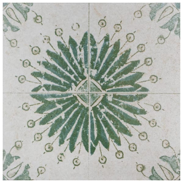 Merola Tile Klinker Retro Blanco Aster 12-3/4 in. x 12-3/4 in. Ceramic Floor and Wall Tile (1.16 sq. ft./Each)