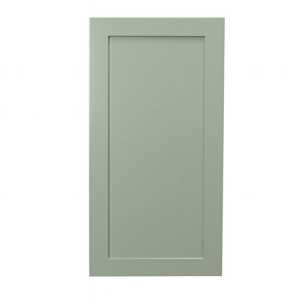 Shaker Assembled 9 in. x 30 in. x 12 in. Wall Cabinet with 1 Door in Jade Green price history on PriceWatchPro