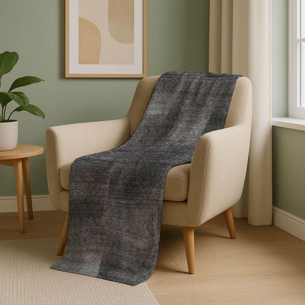 Premium Machine Washable ASB742 Gray 50 in. x 70 in. Sherpa Throw Blanket price history on PriceWatchPro