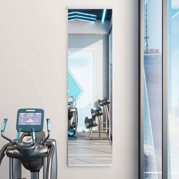 KeonJinn 56 in. W x 16 in. H Rectangular Frameless Wall Mirror Gym ...
