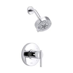 Parma Single Handle 5-Spray Shower Faucet 1.75 GPM with Treysta Pressure Balance Cartridge in Chrome