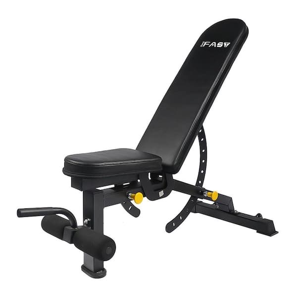 23.6 in. D x 59 in. W x 28 in. H Adjustable Strength Training Foldable Multi-functional Bench