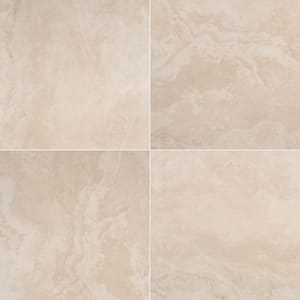 Take Home Tile Sample - Isabella Ivory 4 in. x 4 in. Porcelain Paver Floor and Wall Tile