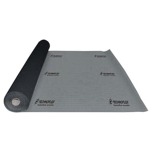 TechnoFloor Acoustic 300 sq. ft. 54 in. x 66.67 ft. x 0.08 in. Recycled Rubber Underlayment for All Types of Flooring