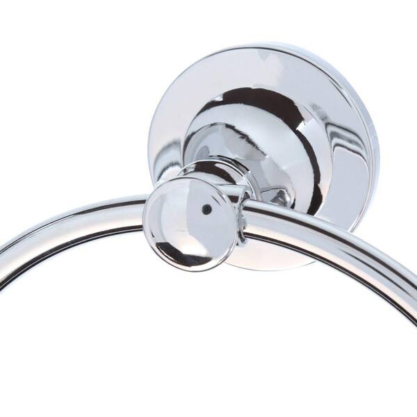 Delta Genuine Parts 132889 Polished Chrome Silverton Collection Towel Ring 