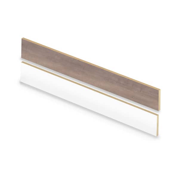 Cap A Tread Ashcombe Aged Oak 47 in. L x 1/2 in. T x 7-3/8 in. W Laminate Reversible Riser for Stair Tread