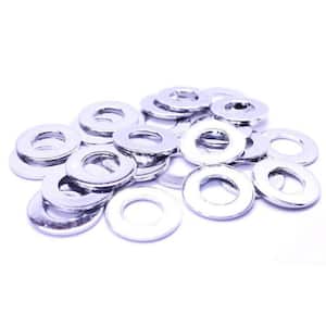 #10 x 7/16 inch 18-8 Stainless Steel Flat Washer Treated with NL-19 (100-Pack)