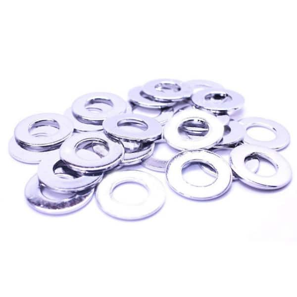 3/8 inch x 13/16 inch 18-8 Stainless Steel Flat Washer Treated with NL-19 (25-Pack)