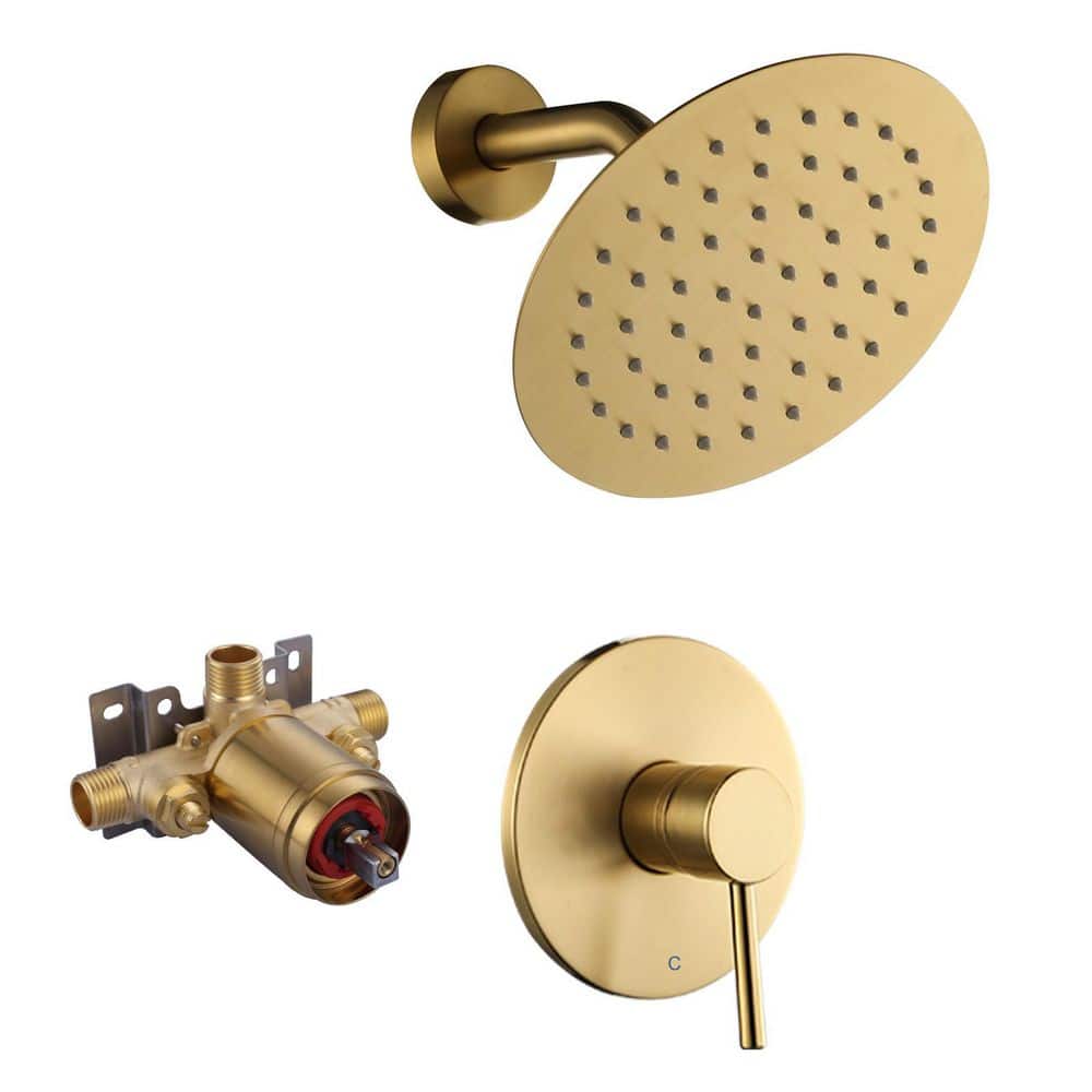 Single Handle Shower Faucet 1.8 GPM with Pressure Balance in Brushed Gold price history on PriceWatchPro