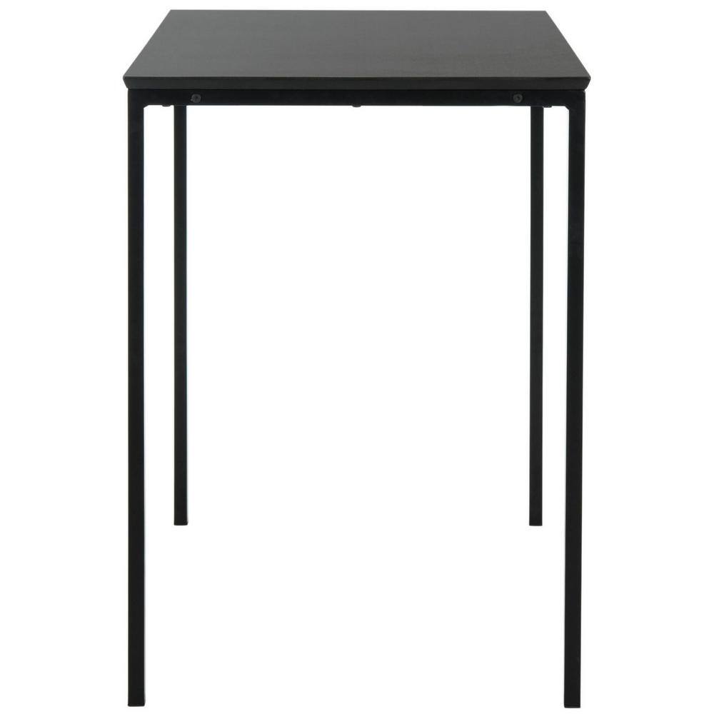 Dalit 47" Black Wood Transitional Writing Desk